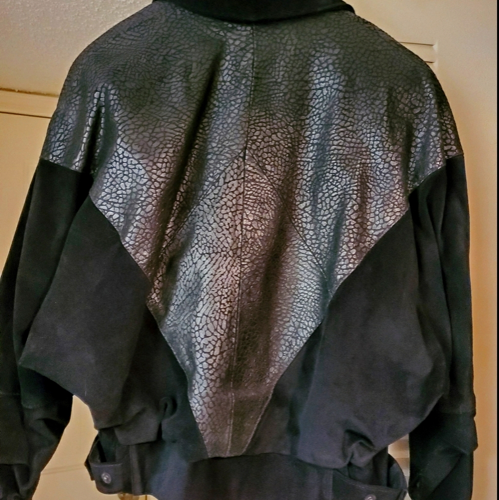 Jacket - Genuine Leather & Suede Combo